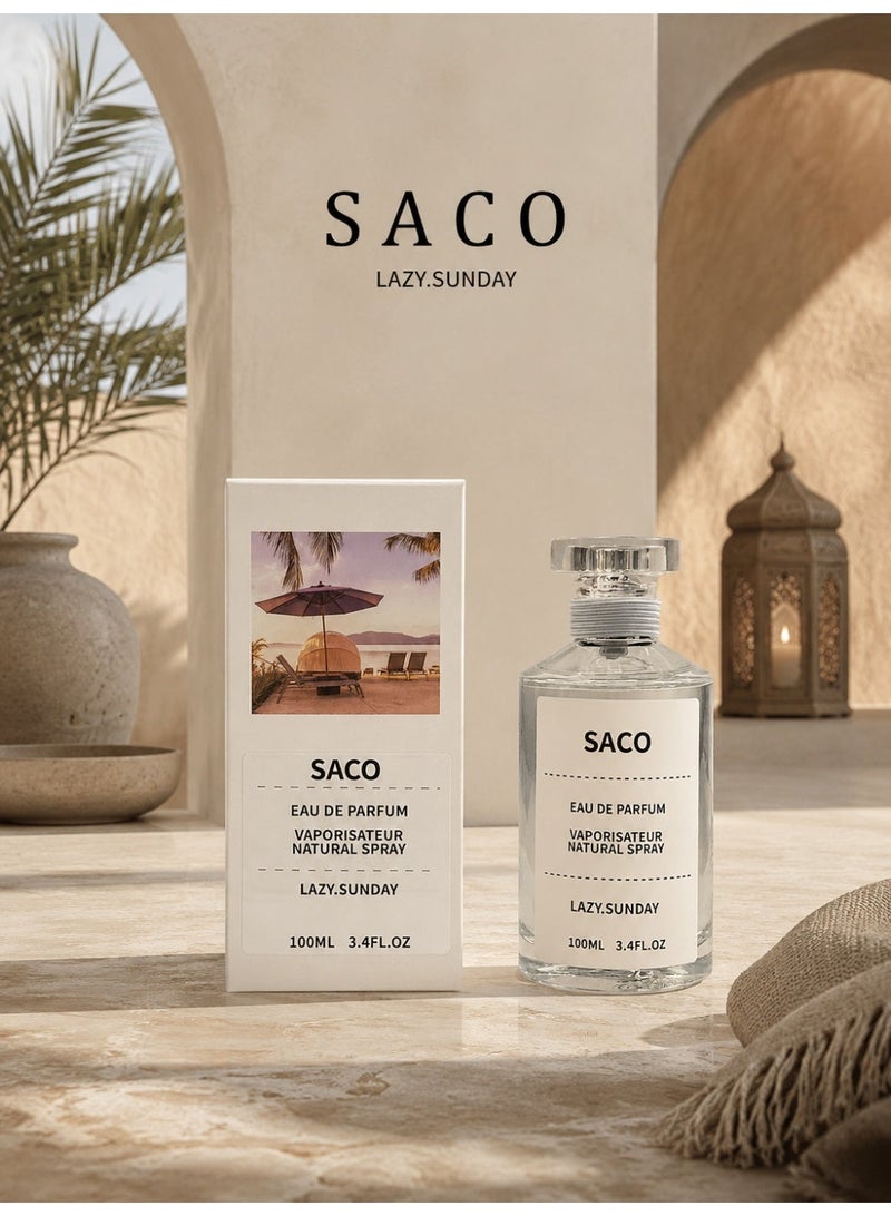 ساكو عطر ساكو/لايزي ويكند أو دو بارفان/ عطر زهري للنساء/ الهدية المثالية لعيد الحب والهالوين ورمضان. - Image 2