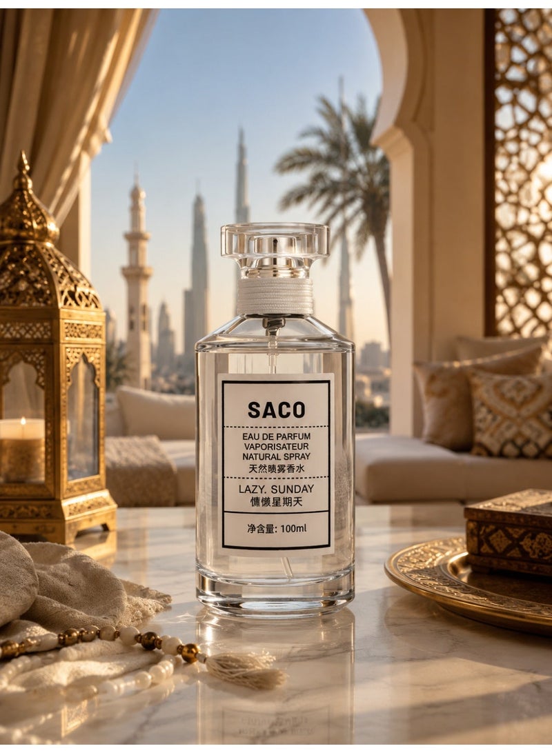 ساكو عطر ساكو/لايزي ويكند أو دو بارفان/ عطر زهري للنساء/ الهدية المثالية لعيد الحب والهالوين ورمضان. - Image 3