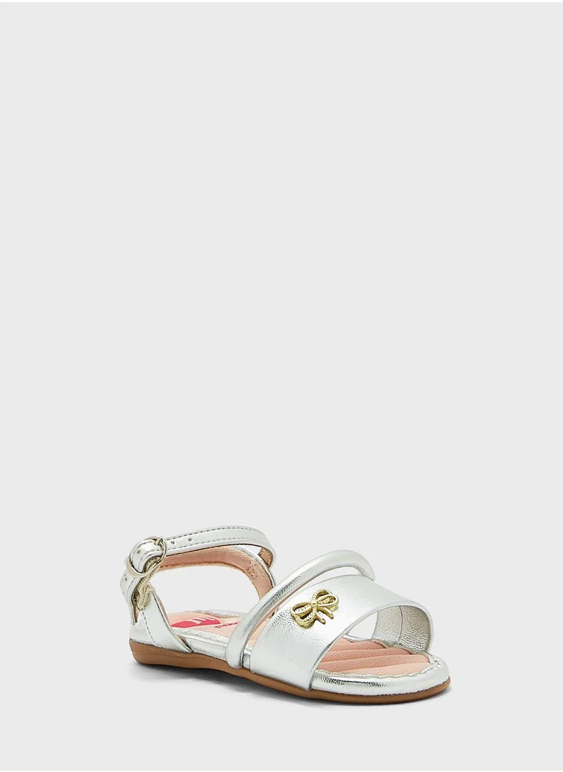 موليكينها Infant Tadamitsu Back Strap Sandals