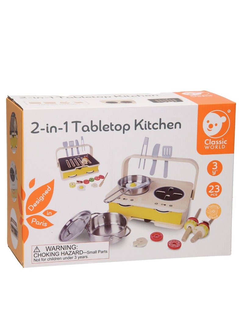 Classic World - 2-in-1 Tabletop Kitchen - Image 3
