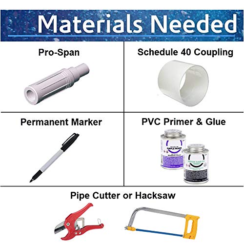 NDS وصلة إصلاح توسيع PVC NDS 118-15 Pro-Span، لتمديدات PVC تحت الأرض المكسورة أو المتشققة، 1-1/2 بوصة IPS انزلاق X سبايغوت، أبيض - Image 3