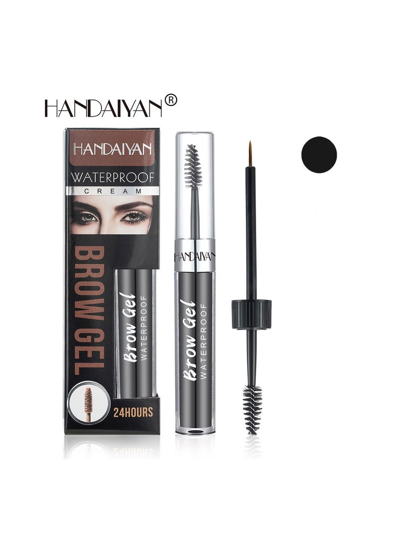 Handaiyan Eyebrow Pomade Waterproof Long Lasting Gel Cream Brow Pomades Soap Brow Kit Wax Dipbrow Pomade Dip Brows Styling Wet,Soft Smooth Enhancers Highly Pigmented Eyebrow Color With Eyebrow Brush For Eyebrow  - Image 1
