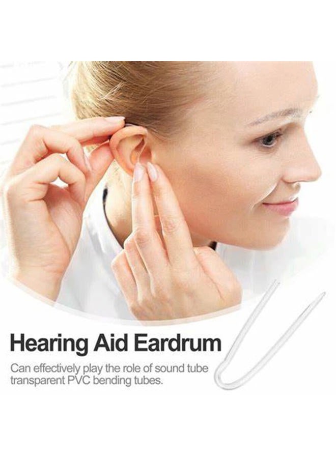 Jofi linkim 6 Pieces Hearing Aid Tubes Replacement Behind The Ear Earmold,Standard Prebent Tubing Size #13 with Cleaning Tool (3.2 * 2mm) - Image 5