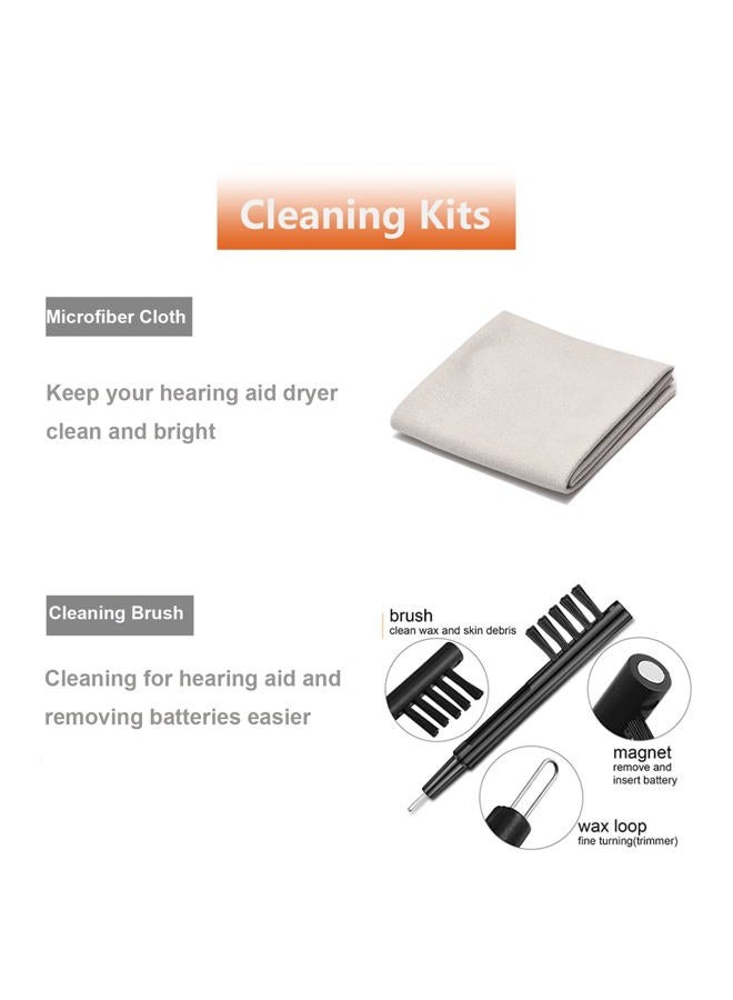 Jofi linkim 6 Pieces Hearing Aid Tubes Replacement Behind The Ear Earmold,Standard Prebent Tubing Size #13 with Cleaning Tool (3.2 * 2mm) - Image 4