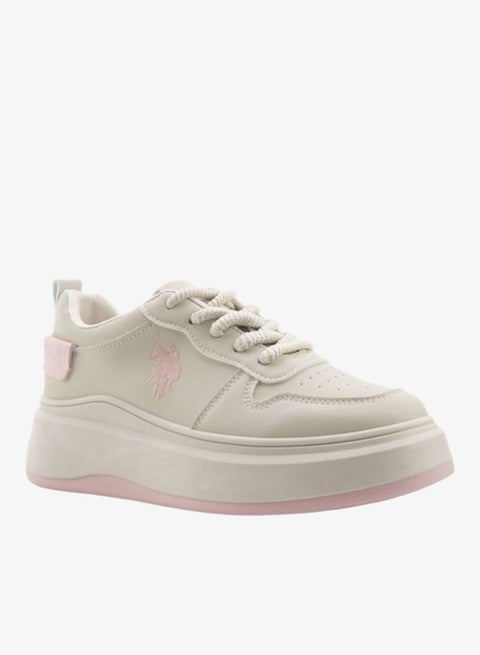 Women's Logo Detail Lace-Up Sneakers