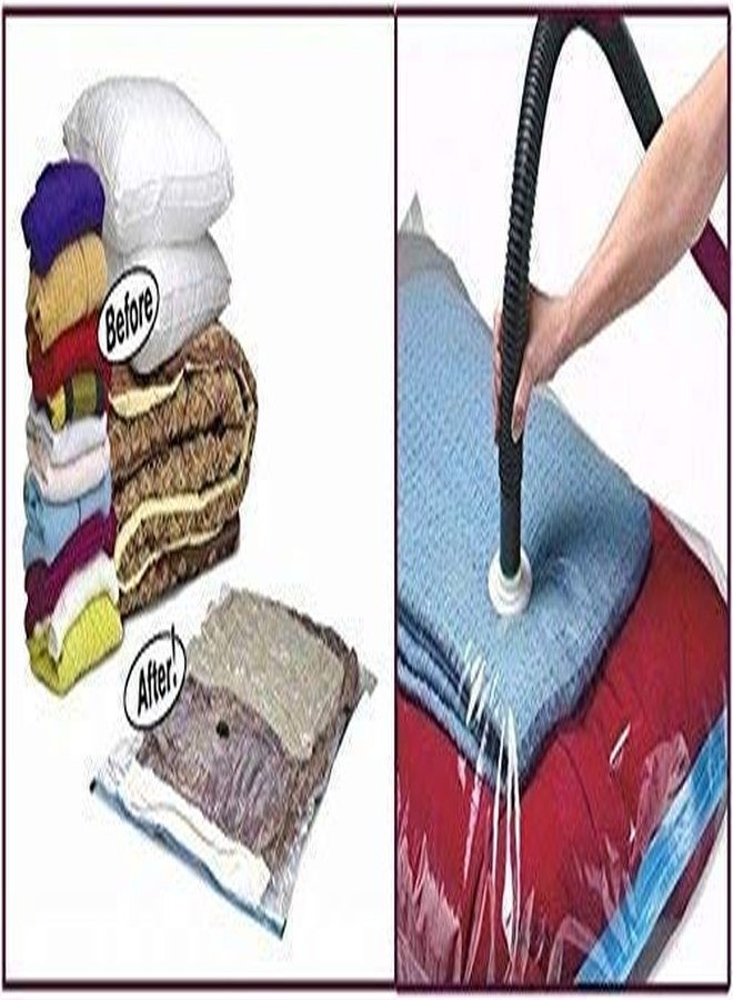 TOKEZO Reusable Compression Seal Vacuum Storage Bag For Travelling/Home Set of 2 - Image 5