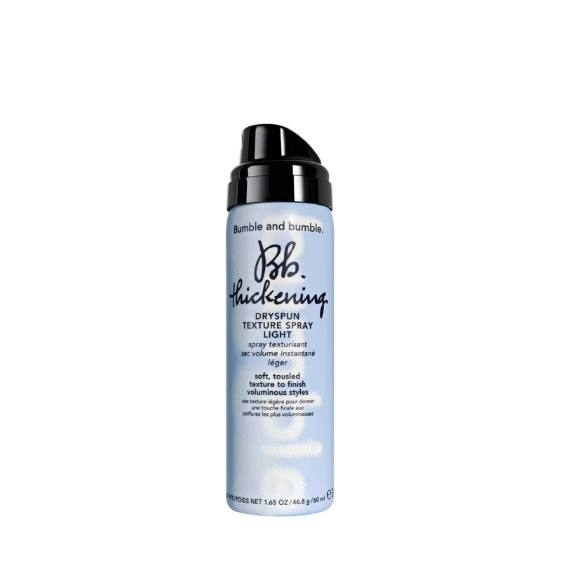 Bumble and bumble Thickening Dryspun Texture Spray Light For Soft Texture Light Hold Curly Wavy Straight Mini Travel Size 165 Ounce
