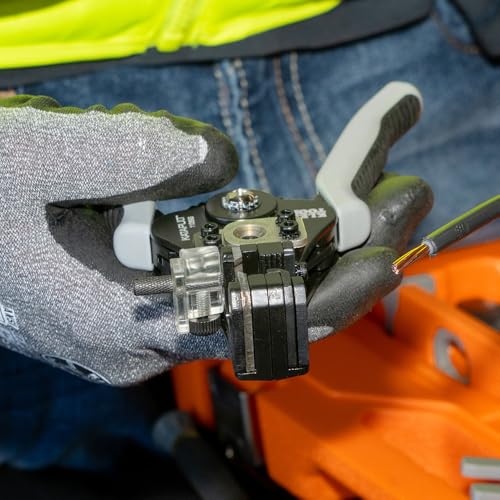 Klein Tools 11069S Automatic Solar Wire Stripper Precision Stripping for 6 to 12 AWG Solid and 8 to 14 AWG PV Electrical Stranded Wire - Image 3