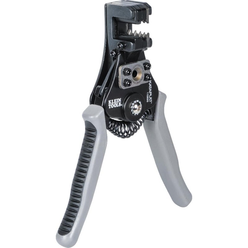 Klein Tools 11069S Automatic Solar Wire Stripper Precision Stripping for 6 to 12 AWG Solid and 8 to 14 AWG PV Electrical Stranded Wire - Image 2