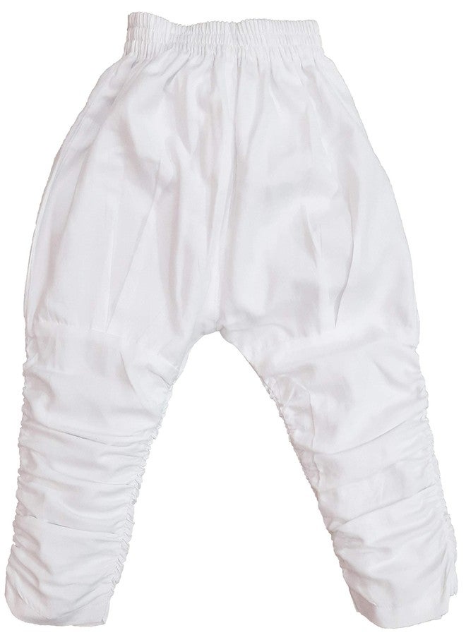 little PANDA Boys Tussar Silk Ethnic wear Kurta and Pyjama Set Peach - Image 5
