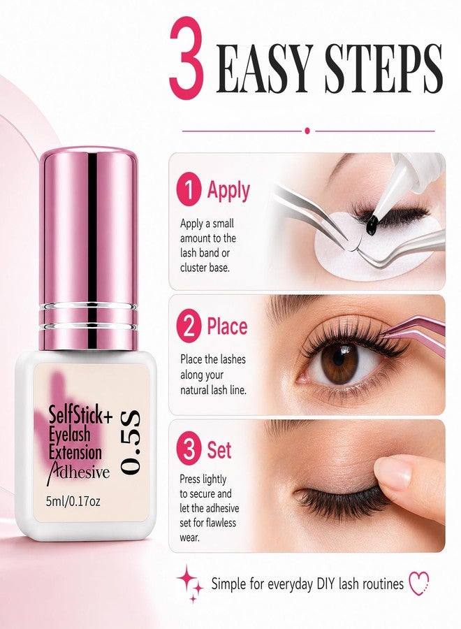 MAJOR DIJIT Lash Kits Extensions Kit for Beginners Eyelash Lash Extension Kit for Beginners with Lash Mannequin Head Lash Extension Practice Kit Starter Kit with Everything (Pink-C) - Image 5