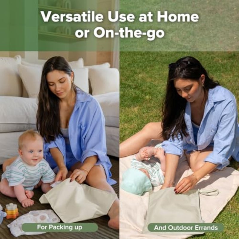 Waterproof Wet Bags for Baby Wet Dry Bags for Cloth Diaper, Swimsuit Travel, 1pc - Image 2