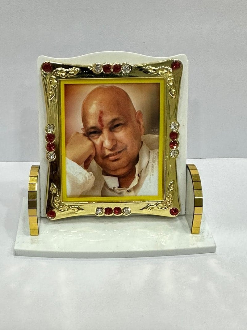 AYUNIX Guru Ji Swaroop for Cars Dashboard | Idol for Car Guruji Photo Swaroop Guruji Car Dashboard (White) - Image 4