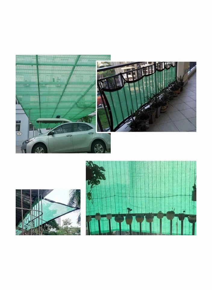 1-Piece Green Anti-UV Privacy Screen Netting,Garden Screening Windbreak Fencing Shade Net,Size 10*10M