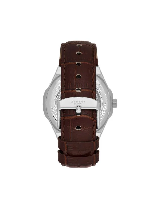 Lee Cooper Men's Leather Automatic  Watch LC08050.354 - 43 mm