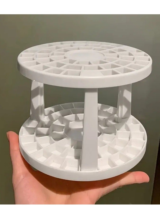 أوريتي قطعة واحدة من رف تخزين فرش المكياج خفيف الوزن لتنظيم وعرض مستحضرات التجميل الخاصة بك بسهولة - Image 2