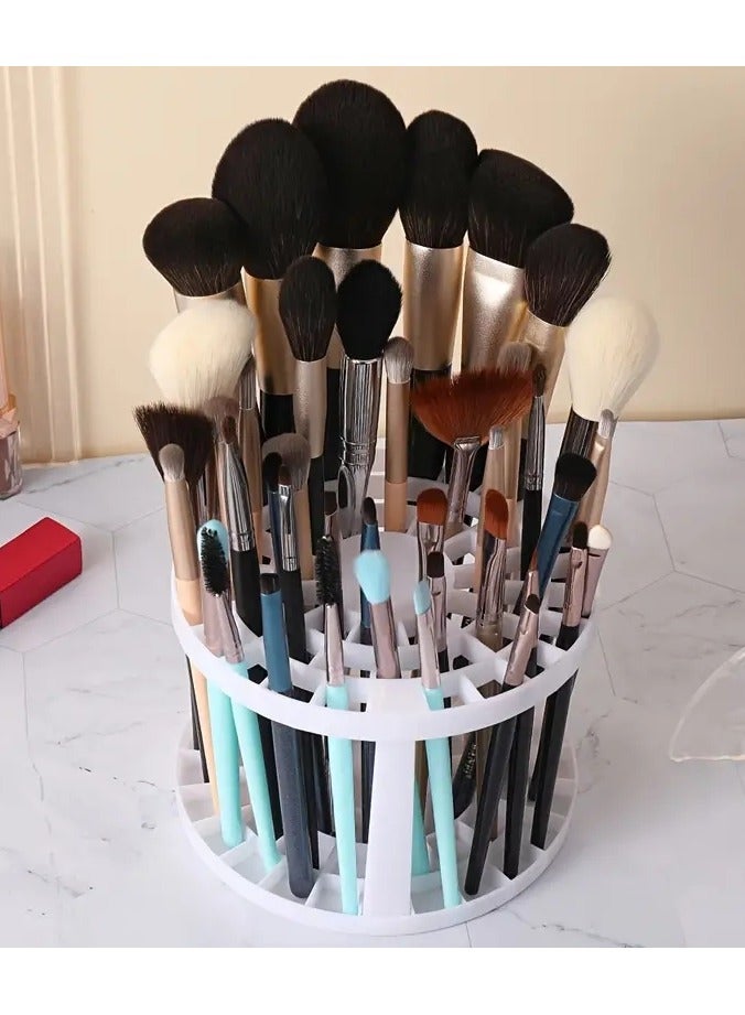 أوريتي قطعة واحدة من رف تخزين فرش المكياج خفيف الوزن لتنظيم وعرض مستحضرات التجميل الخاصة بك بسهولة - Image 3