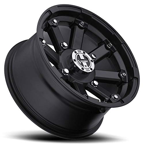 Vision Lock Out 14 Matte Black Wheel / Rim 4x115 with a 2.5mm Offset and a 80 Hub Bore. Partnumber 393-147115MB4 - Image 1