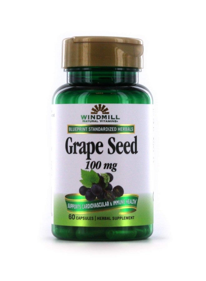 Windmill Grape Seed Extract 100 Mg Capsules 60 Ea