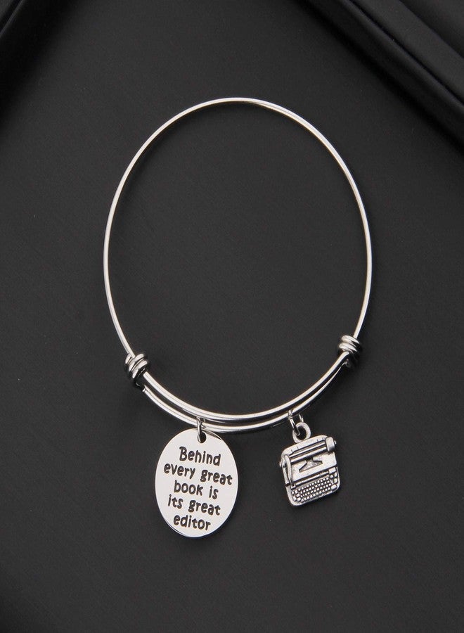 MYOSPARK Editor Gift for Writer Reading Jewelry Editor Gift for Writer Reading Jewelry Journalist Bracelets Editor Jewelry Teacher Bracelets (Editor Bracelet) - Image 5