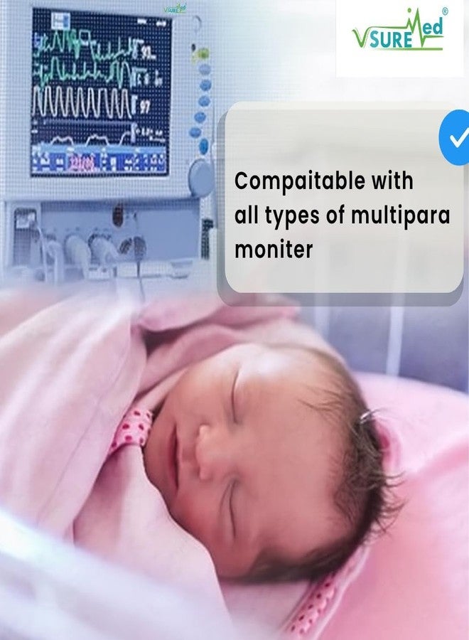 VSUREMED Reusable NIBP Cuff Bp Monitor Cuff for Multipara Patient Monitor (Neonatal(9-14cm)) in nylon clothing from VSUREMED - Image 2