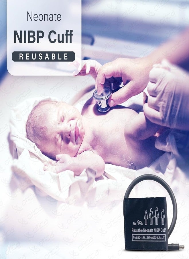 VSUREMED Reusable NIBP Cuff Bp Monitor Cuff for Multipara Patient Monitor (Neonatal(9-14cm)) in nylon clothing from VSUREMED - Image 4
