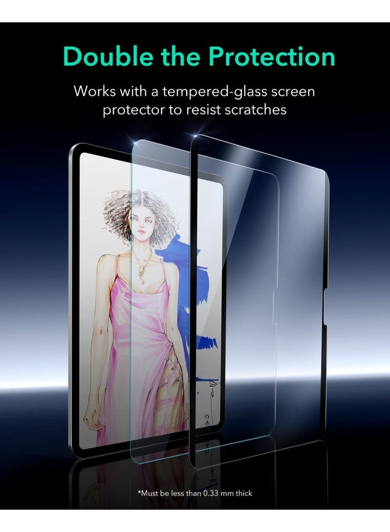 1Pcs Paper-Feel Magnetic Screen Protector for iPad Air 13 Inch M3/M2 (7th/6th Generation,2025/2024) Write and Draw Like on Paper Detachable and Reusable Compatible with Tempered Film Anti-Glare - Image 3