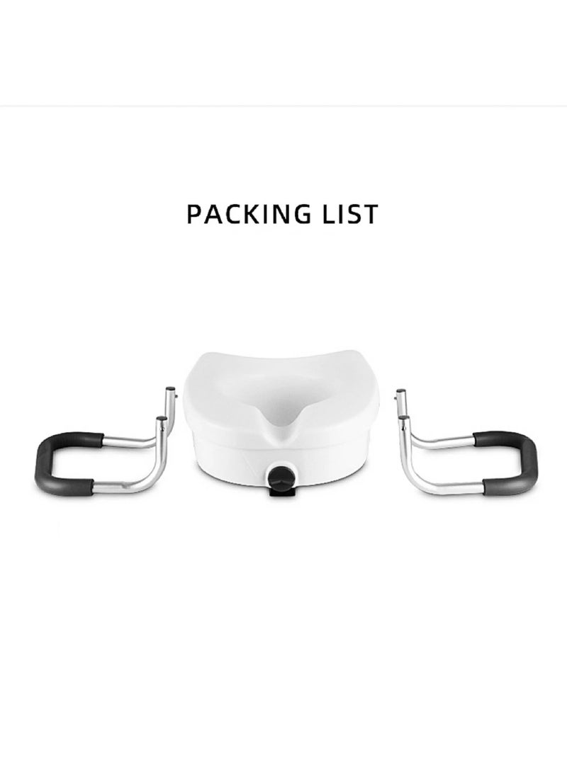 Bathroom Support Seat with Side Handles Safe Stand/Sit Assist - Image 4