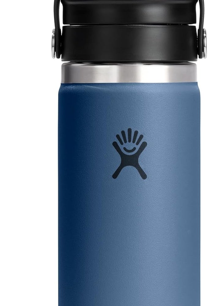 Hydro Flask Wide Mouth Insulated Coffee Flask Harbor Blue, 470ml - Image 1