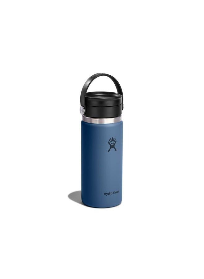 Hydro Flask Wide Mouth Insulated Coffee Flask Harbor Blue, 470ml - Image 2