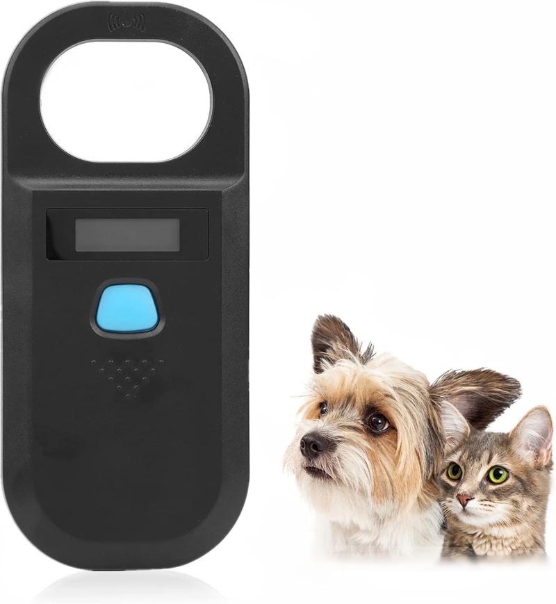 comfrt Pet Microchip Reader Scanner, USB Rechargeable RFID Animal Tag Reader 134.2Khz, Portable Animal ID Reader, EMID Animal Chip Scanner, for Animal tracking(Black) - Image 1