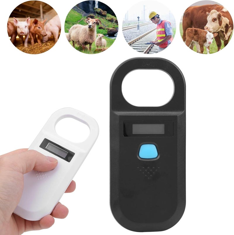 comfrt Pet Microchip Reader Scanner, USB Rechargeable RFID Animal Tag Reader 134.2Khz, Portable Animal ID Reader, EMID Animal Chip Scanner, for Animal tracking(Black) - Image 5