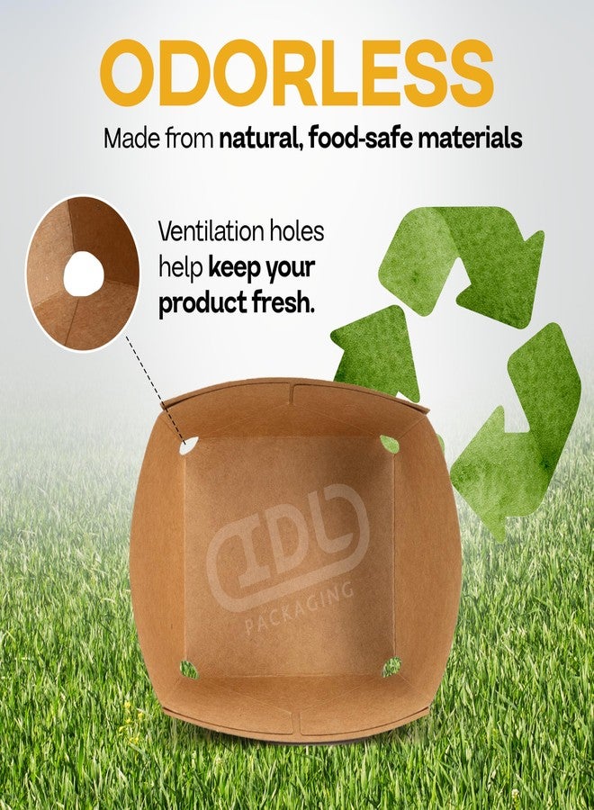 IDL Packaging Pint Berry Basket, Brown (Pack of 30) - Strong and Food-Safe Cardboard Containers for Freezing or Storing Small Fruits - Perfect Farmers Market Supplies - Image 4