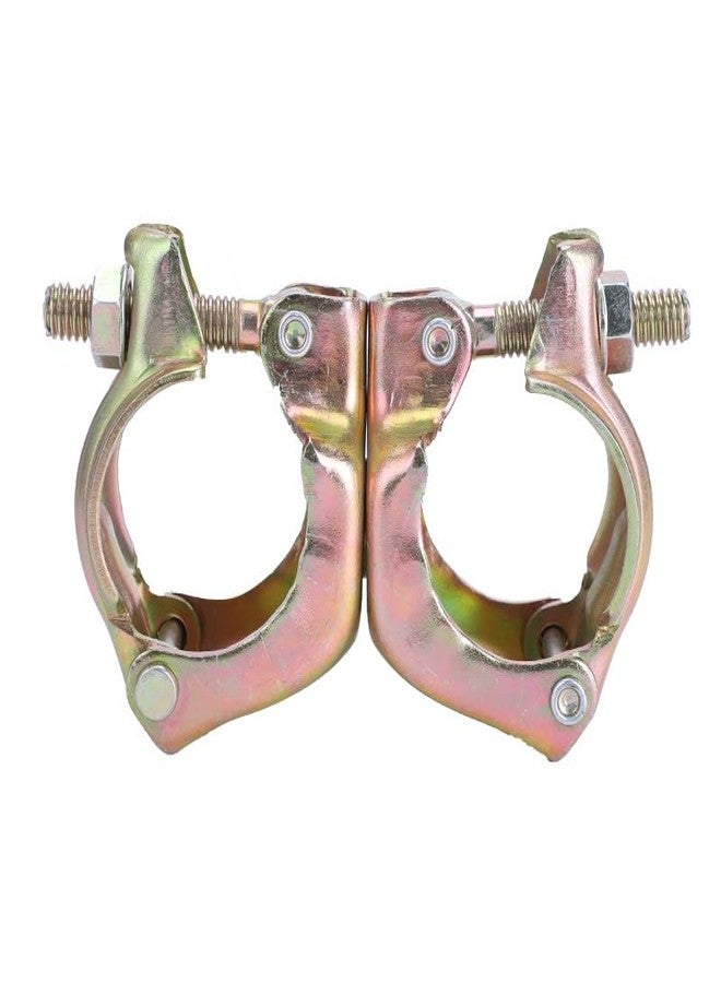 مشابك سقالات PHLKJL، من النوع البريطاني، لأنابيب بقطر خارجي من 1-3/4 بوصة إلى 1-9/10 بوصة، تدور في أي زاوية، مجلفنة، عبوة من 4 قطع (XZKJ48C) - Image 3