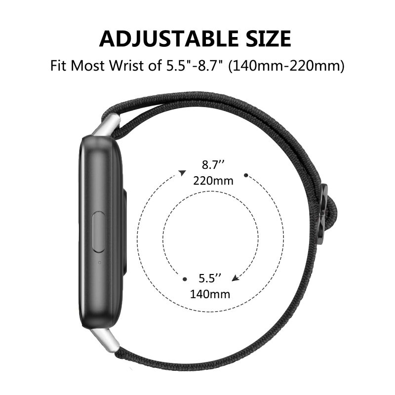 3 Pack Soft Adjustable Nylon Bands for Samsung Galaxy Fit 3 - Image 4