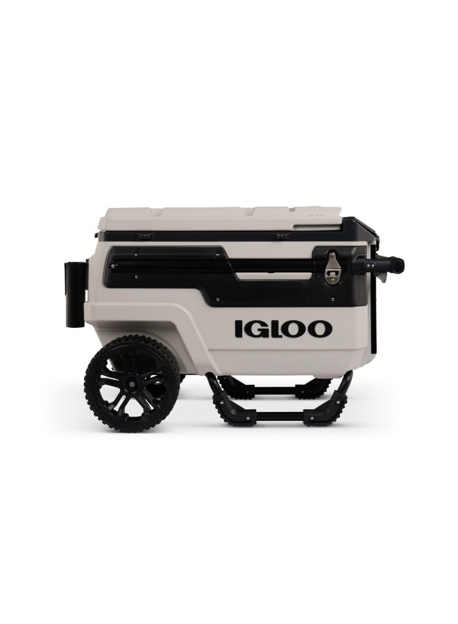 Igloo Trailmate Journey |  Insulated Hard Shell Ice Chest | 70Quart / 66 Litres | Wheeled Camping Cooler - Image 1