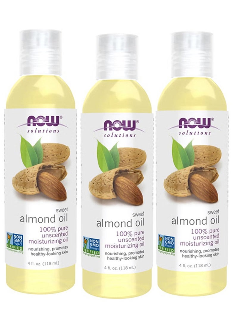 ناو زيت اللوز الحلو النقي 118 مل (عبوة من 3 قطع) - Image 1
