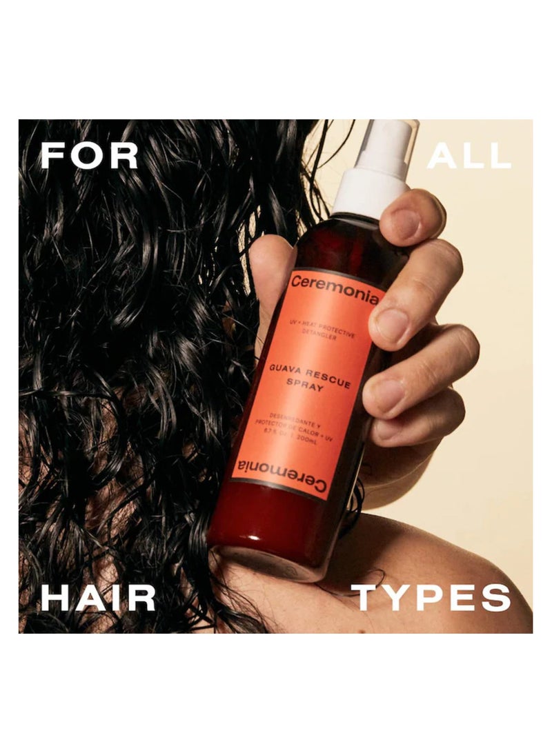 CEREMONIA Guava Rescue Hair Heat Protectant Spray 200ml - Image 2
