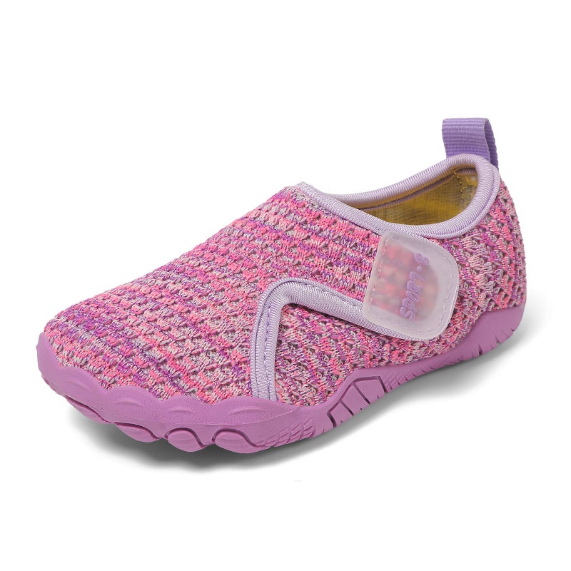 Five-Toe Baby Shoes, Children'S Beach Wading Shoes, Snorkeling And River Tracing Shoes, Indoor Toddler Shoes, Comfortable And Highly Elastic Fly Weaving - Image 4