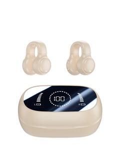 Small Clip On Open Ear Headphones Wireless Bluetooth Ear Clip Bone Conduction Conducting Headphones Headset with Mic Open Ear Bone Conduction Earbuds Head Set Head Phones Earphones - pzsku/Z148B4F6287F8EAE22B07Z/45/_/1735270157/88498fff-c0f0-479f-bb01-0e08b23656d0