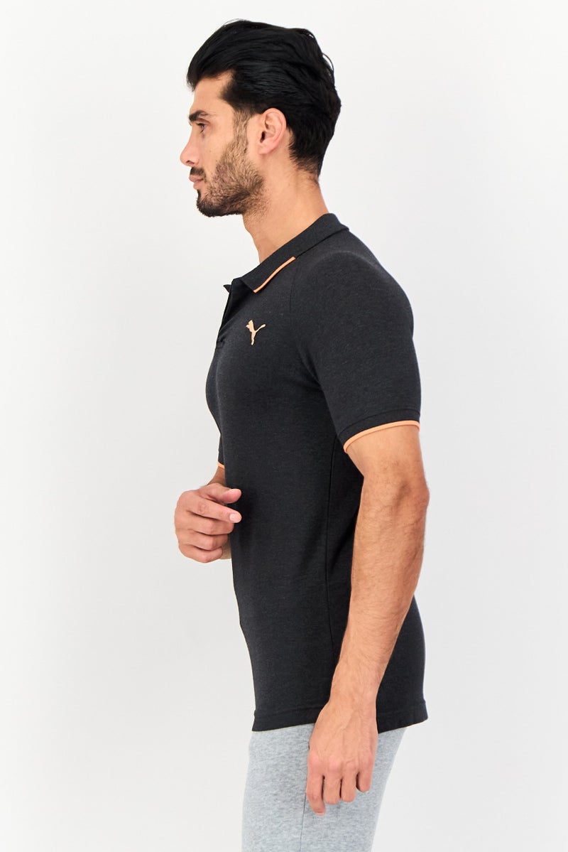 PUMA Men Sportswear Fit Short Sleeve Outdoor Polo Shirt, Grey - Image 2