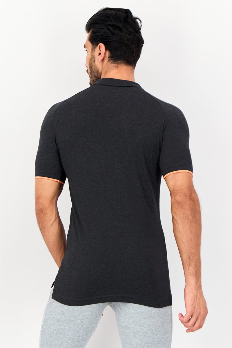 PUMA Men Sportswear Fit Short Sleeve Outdoor Polo Shirt, Grey - Image 3