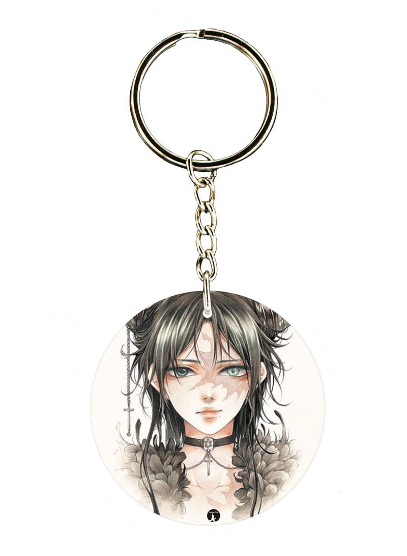 RKN The Double Sided Anime Magi Printed Keychain