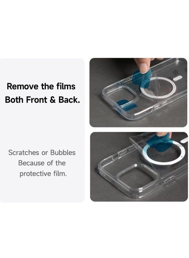 LEDIN Magnetic Clear Case for iPhone 14 Pro Compatible with MagSafe, Military-Grade Protection, Phone Bumper - Image 2