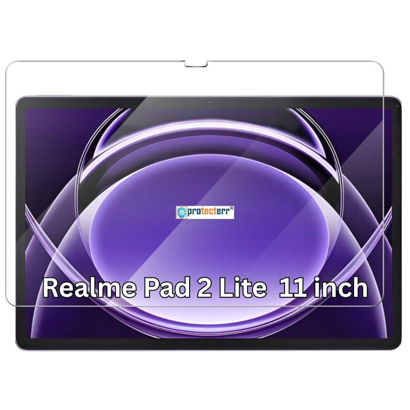 PROTECTERR 1 Pack| Screen Guard Protector for Realme Pad 2 Lite 10.95 inch - Ultra-Thin, HD Clear, 9H Hardness, Anti-Scratch, Bubble Free, Edge to Edge (Not a Tempered Glass) - Image 1