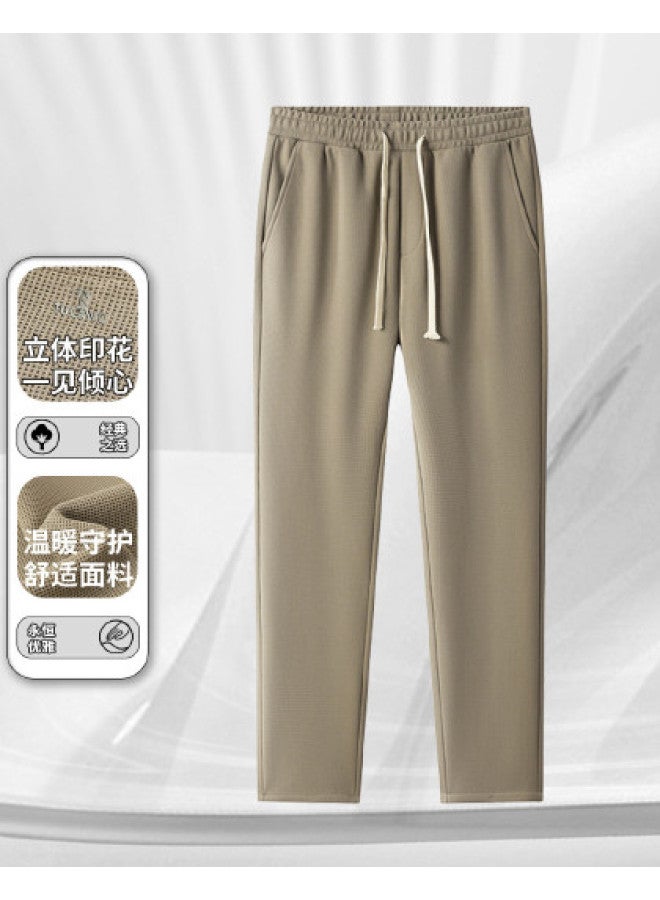 Tucano summer Men's Versatile Casual Comfortable Straight-leg Pants - Warm & Stylish Dad's Wear For Everyday Use - Image 1