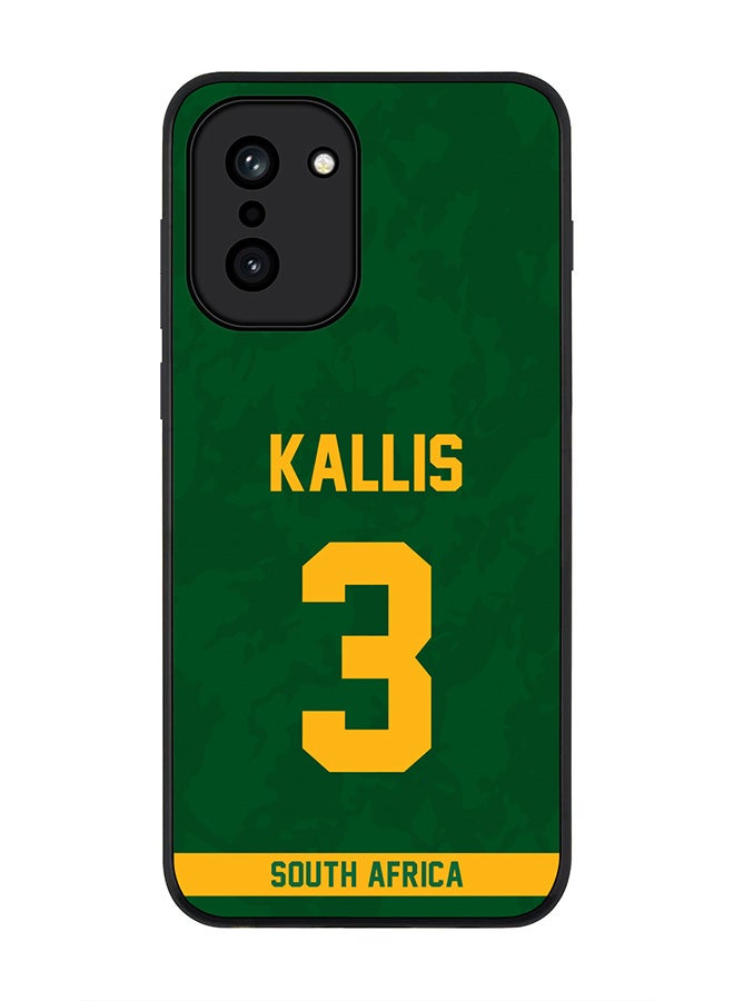 For OnePlus 15R Case,Slim fit Camera Protection, Shockproof Thin Phone cover - South Africa Jacques Kallis, Jersey No 3