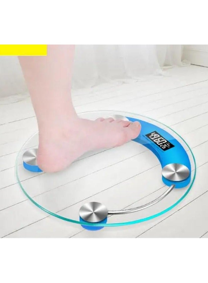 Generic Digital Body Scale Electronic Weight Scale Digital Body Weight Scale Bathroom Scale with Glass PlatformDisplay  - Image 4