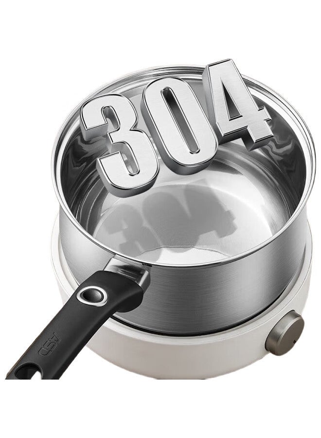 ASD Aishida Asd Milk Pot, 304 Stainless Steel, 16Cm, Baby Food Pot, Compatible With Induction And Gas Stoves, Soup Pot, Ns16B1Wg - Image 1