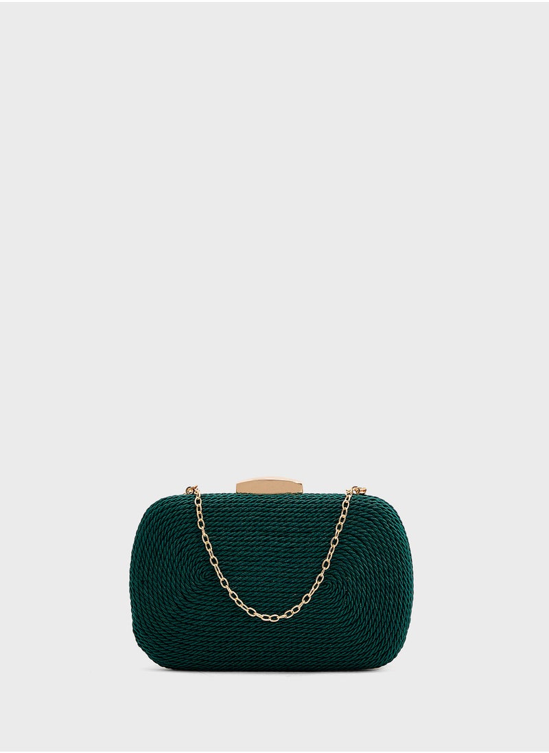 ELLA - Rope Detail Clutch Bag - Image 1